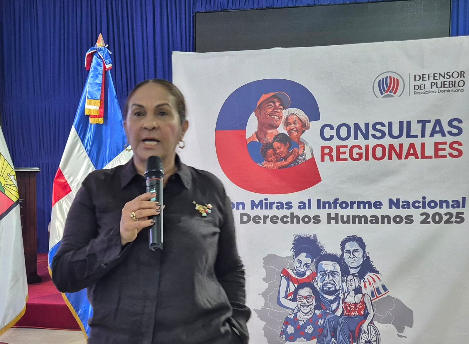 Ana Xiomara Cortes La Ruta de los Derechos llego a la provincia Duarte