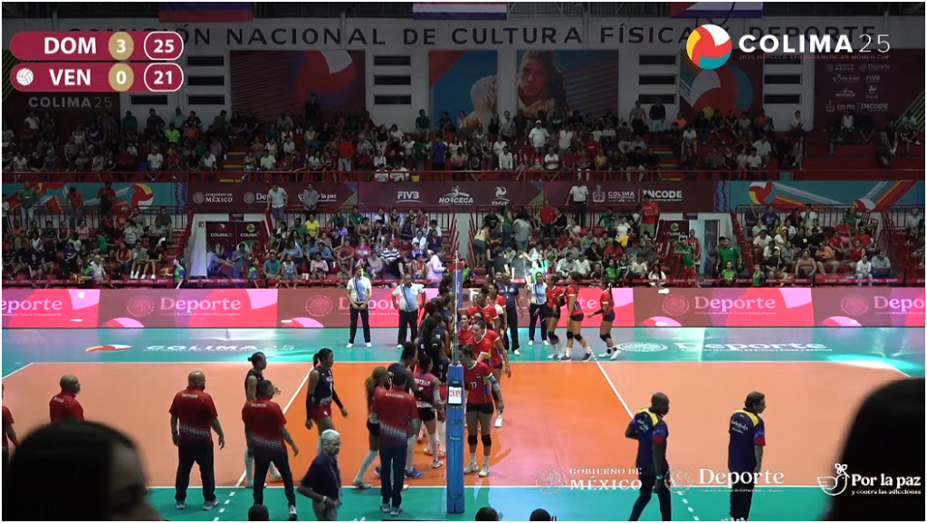 La selección femenina de RD derrotó 3-0 a Venezuela (25-18, 25-10, 25-21) en la Copa Panamericana de Voleibol 2025. La selección femenina de RD derrotó 3-0 a Venezuela (25-18, 25-10, 25-21) en la Copa Panamericana de Voleibol 2025.