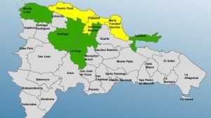 COE mantiene tres provincias en alerta amarilla por riesgo de inundaciones