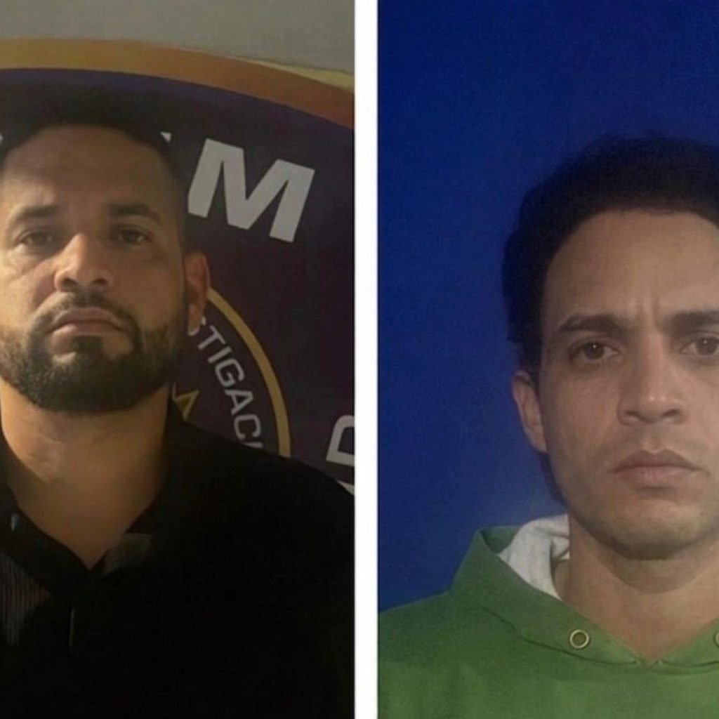 Dany Daniel Urena Cruz y Cesar N. Ventura Dilone arrestados Foto Policia Cibernetica 2