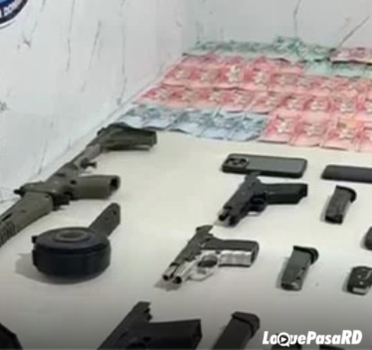 DINTEL captura a tres hombres con arsenal de alto poder y dinero en efectivo en SFM