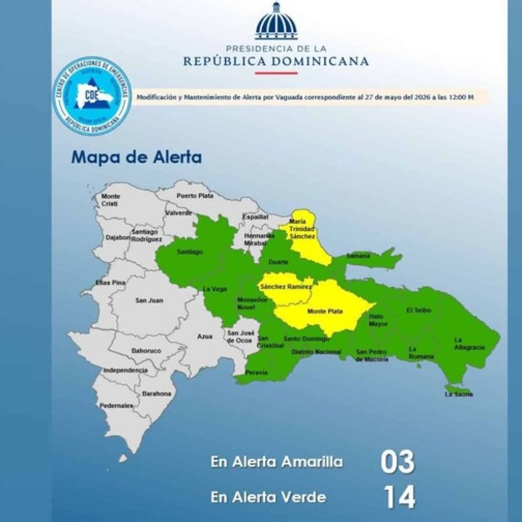 clima en rd tres provincias bajo en alerta amarilla por lluvias 01835135 focus 0 0 896 504
