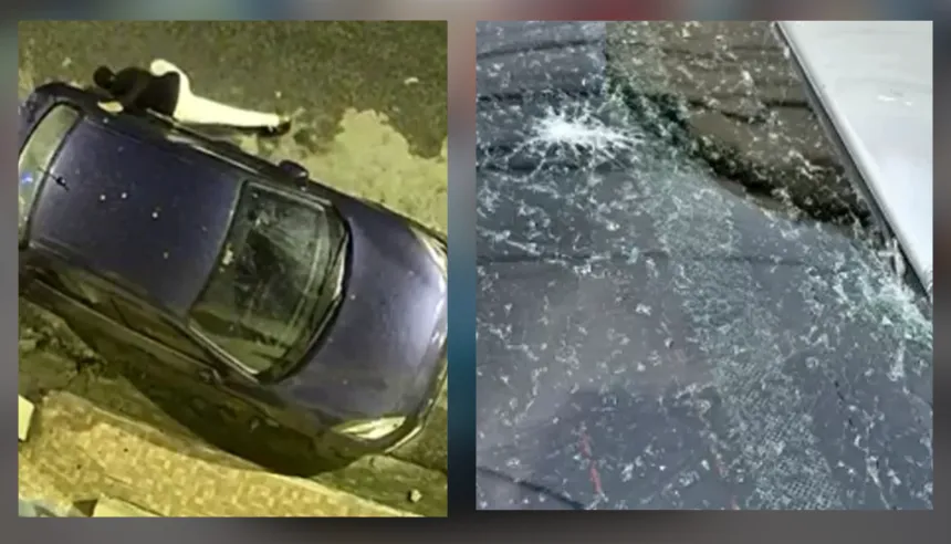 denuncian vandalismo vehiculos Mil Flores Los Tres Brazos