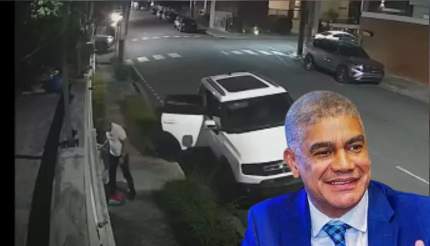 embajador Holi Matos enfrenta delincuente Evaristo Morales