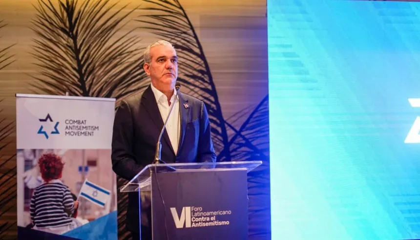 Apertura del VI Foro Latinoamericano contra el Antisemitismo en Santo Domingo con el presidente Luis Abinader