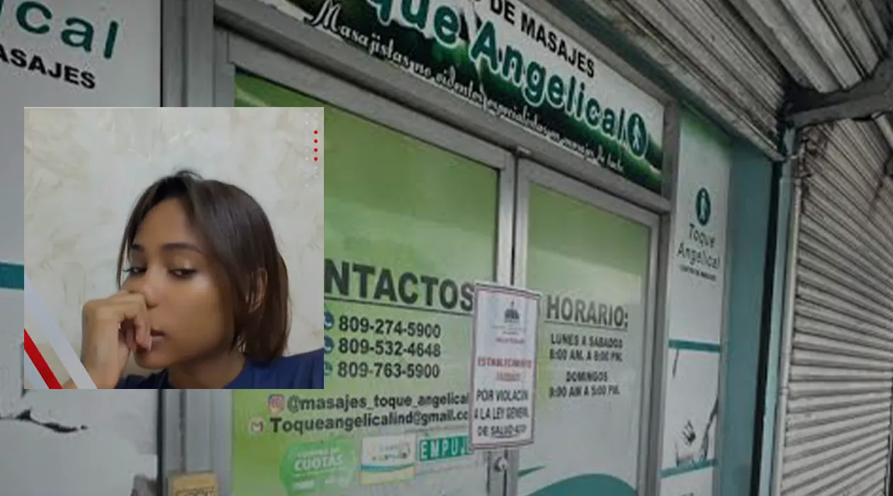 Sede donde Salud Pública cierra centro de masajes Toque Angelical.