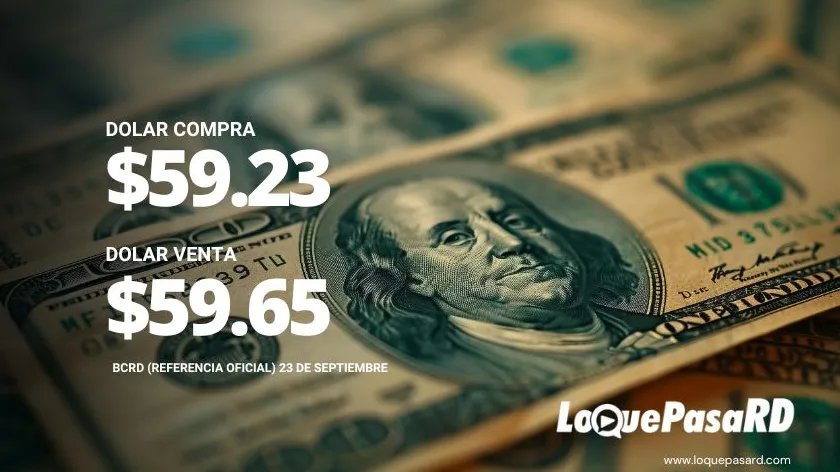 precio del dólar hoy en RD 23 de septiembre
