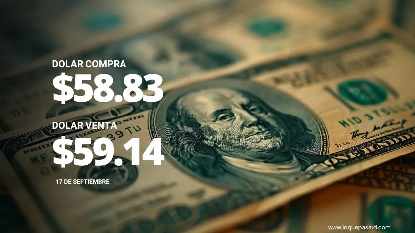 precio del dólar hoy en RD 17 de septiembre