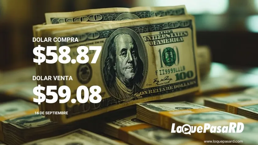 precio del dólar hoy en RD 16 de septiembre