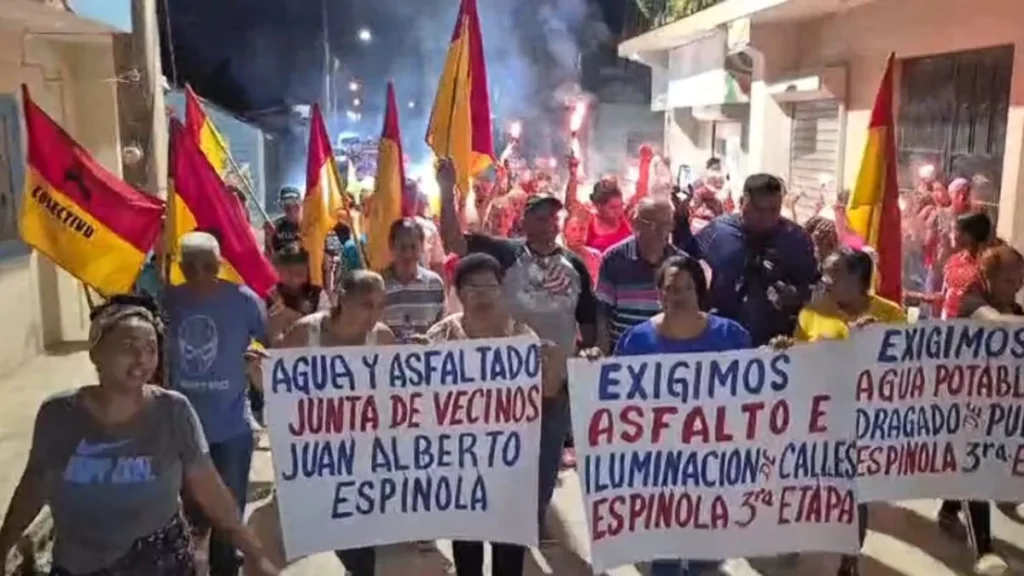 protesta en San Francisco de Macorís