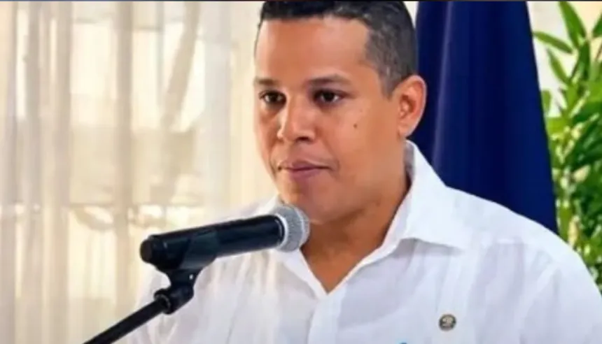 Palacio de Justicia de la provincia La Vega durante procesos judiciales.