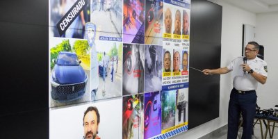 Diego Pesqueira al explicar himicidio de Antonio Jimenez Lopez Foto Policia Nacional