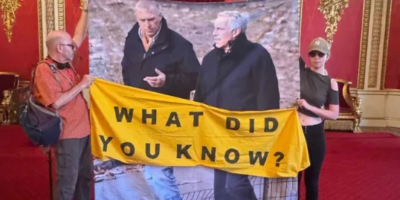 Protesta en Buckingham
