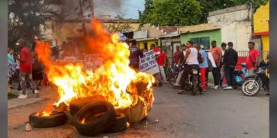 protestas La Javiela San Francisco de Macoris agua