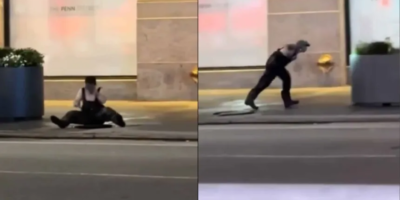 Policia Nueva York investiga alcantarillado Manhattan