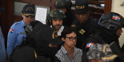 Vista del Palacio de Justicia del Distrito Nacional durante la audiencia del caso Jet Set.