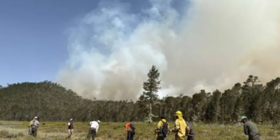 Incendio en la Sierra de Bahoruco