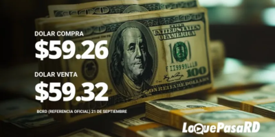 Precio del dólar hoy en RD: compra y venta 21 de septiembre