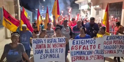 protesta en San Francisco de Macorís